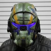 Golden Element TitanFall2 Cosplay Mask