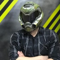 Golden Element Doom Eternal Cosplay Mask