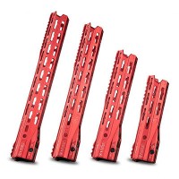 Strike Industries GRIDLOK LITE Rail for AR-15 Red