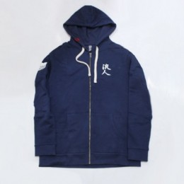 RONIN Tactics Ronin Hoodies Zip-up Navy Blue