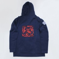 RONIN Tactics Ronin Hoodies Zip-up Navy Blue