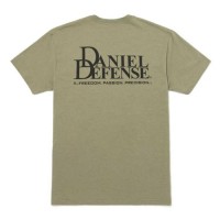 Daniel Defense Light Olive Logo Tee