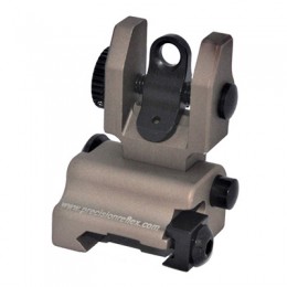 PRI Flip Up Rear Sight in Dark Earth