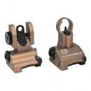 PRI Flip Up Front & Rear Sight Combo (Dark Earth)