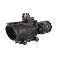 Trijicon ACOG 6x48 Amber Chevron with RMR 6.5 MOA