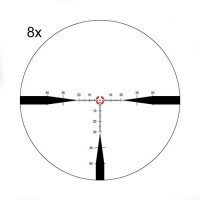 Nightforce NX8 1-8x24mm F1 ZeroStop FC-MOA C600