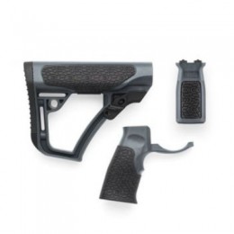 Daniel Defense Buttstock Grip Combo Grey M-LOK